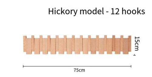 Perchero de Pared en Forma de Tecla de Piano  (Una Pieza)